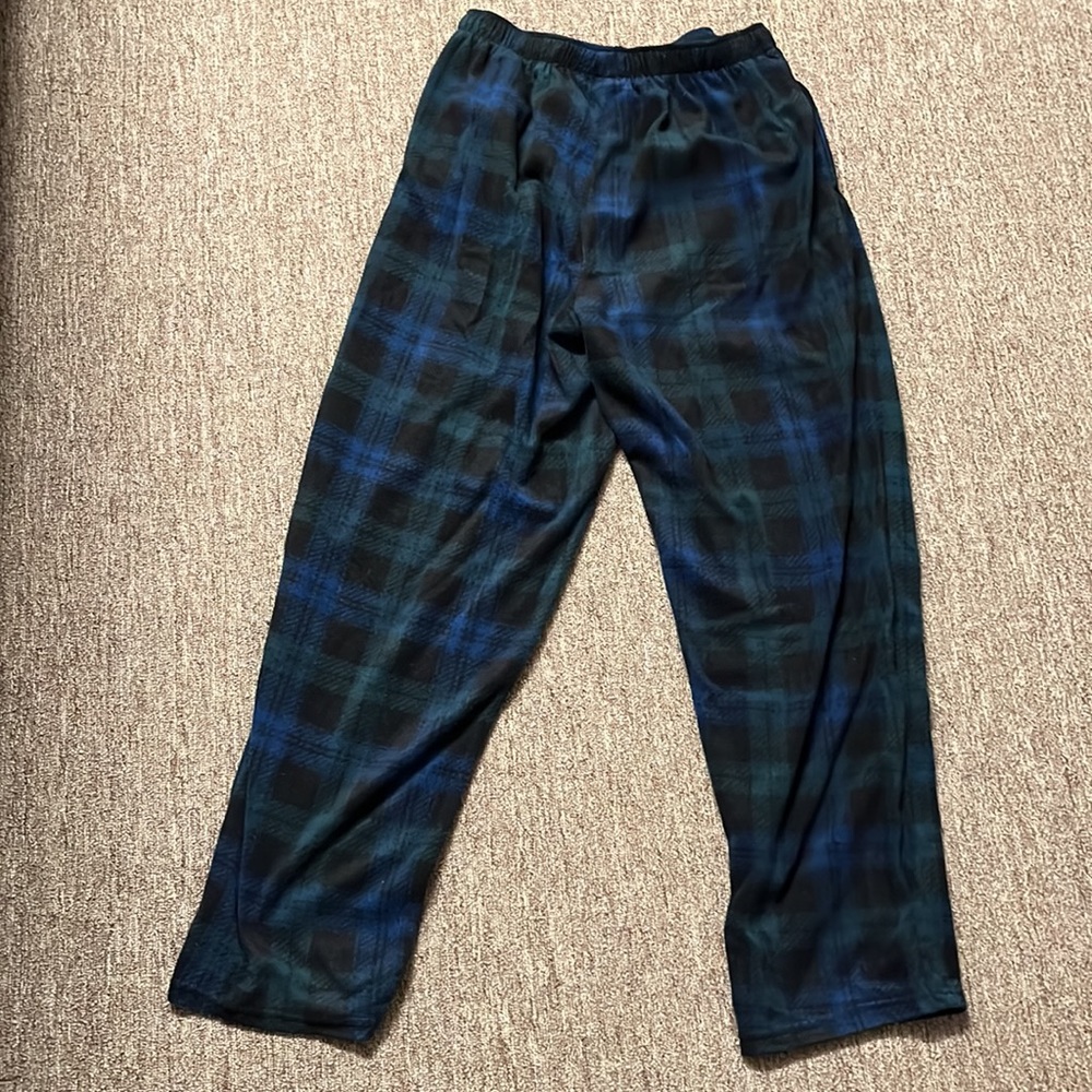 Perry Ellis Sleepwear, Men’s Sweatpants, Size Large, Blue, Green, Comfortable - Picture 4 of 4